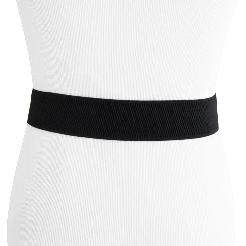 black elastic belt womens