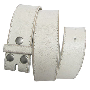 
                  
                    White Cracked Bonded Leather Interchangeable Belt Strap. STRAP ONLY!
                  
                