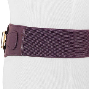 
                  
                    Purple Wide Stretch Belt for Women with Toggle Buckle
                  
                