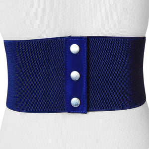 Blue Faux Suede Wide Stretch Corset Inspired Belt for women – Keep Your  Pants On