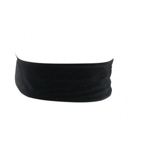 
                  
                    Black Velvety Rhinestone Sash Belt Graduated Width for Waist or Hips
                  
                
