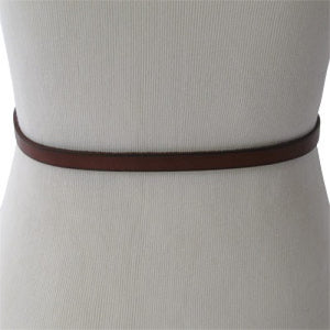 
                  
                    BALI Belts- Brown Matte Genuine Leather Skinny Belt with No-Hole Tension Buckle
                  
                