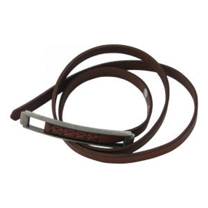 
                  
                    BALI Belts- Brown Matte Genuine Leather Skinny Belt with No-Hole Tension Buckle
                  
                