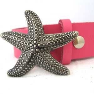 
                  
                    Starfish Belt Buckle for Women in Brushed Silver
                  
                