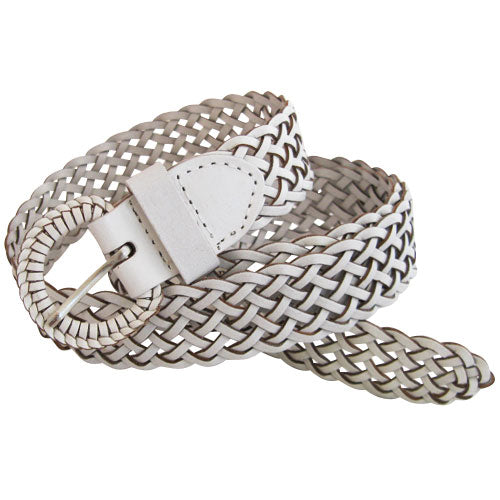 Keep It Gypsy Buckle Brown and White Hair On Leather Belt – White Lily  Boutique