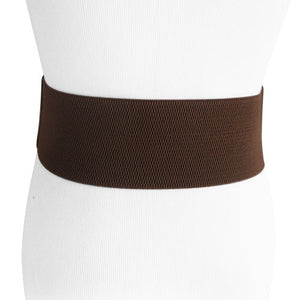 
                  
                    Brown Riveted Daisy Wide Stretch Women's Belt
                  
                