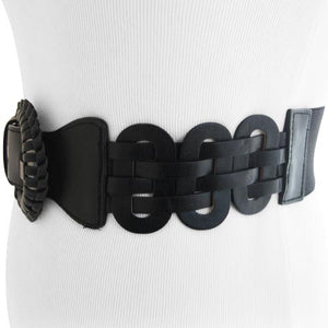 
                  
                    Black Braided Stretch Belt for Women
                  
                