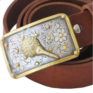 
                  
                    KDichter Designs- Take a Mulligan- One of a Kind Artisan Women's Belt Buckle
                  
                