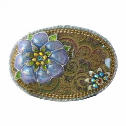 KDichter Designs- Flower Child- One of a Kind Artisan Women's Belt Buckle