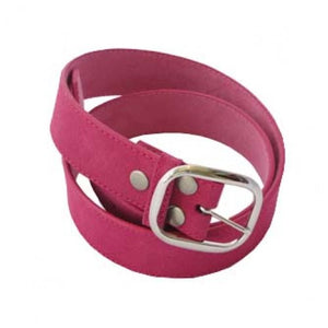 
                  
                    Pink Suede Bonded Leather Interchangeable Belt Strap. STRAP ONLY!
                  
                
