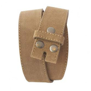 
                  
                    Beige Suede Bonded Leather Interchangeable Belt Strap. STRAP ONLY!
                  
                