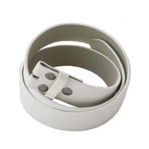 
                  
                    White Imitation Leather Belt Strap Snap-On. STRAP ONLY!
                  
                