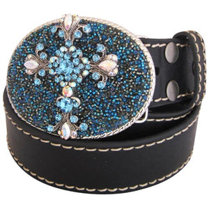 
                  
                    Black Stitching-Edged Leather Interchangeable Belt Strap. STRAP ONLY!
                  
                