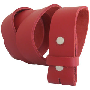 
                  
                    Red Genuine Leather Interchangeable Belt Strap. STRAP ONLY!
                  
                