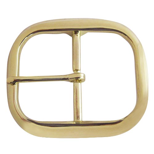 Simple Center-Bar Women's Belt Buckle in Shiny Gold – Keep Your Pants On