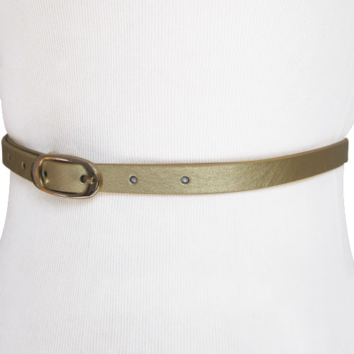 
                  
                    Steve Madden- Gold Skinny Belt for Women
                  
                