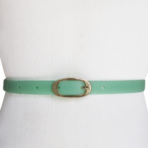 
                  
                    Steve Madden- Mint Silicon Skinny Belt for Women
                  
                