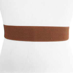 
                  
                    Beige Leather and Elastic Belt for Women
                  
                