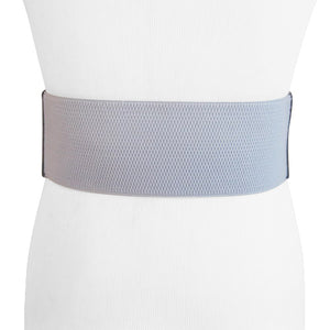 women's stretch belt for dresses Crackled Silver and Gray Elastic Stretch Belt For Women – Keep Your Pants On